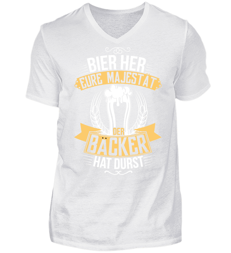 Men T-shirt with V-Neck