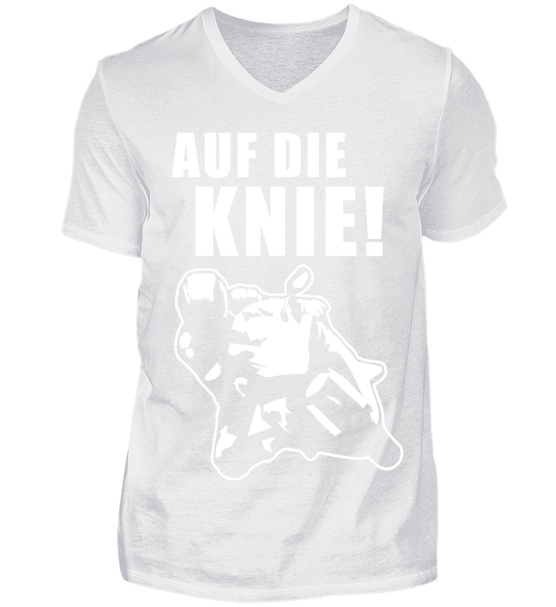 Men T-shirt with V-Neck