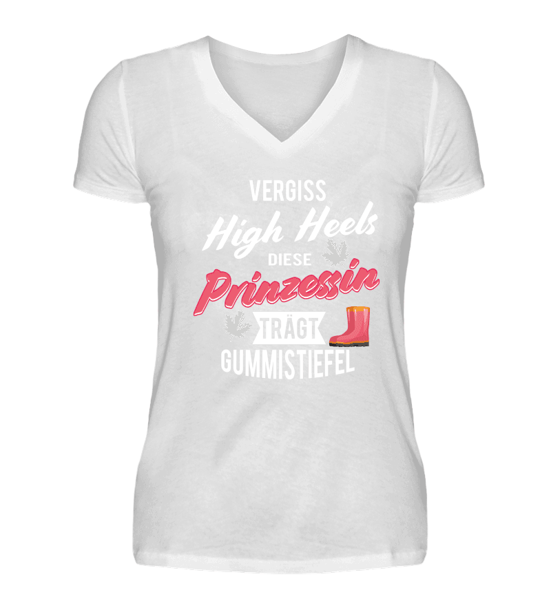 Women T-shirt with V-Neck