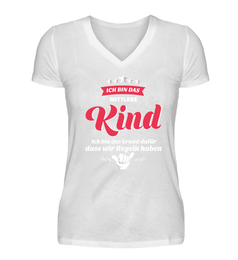 Women T-shirt with V-Neck