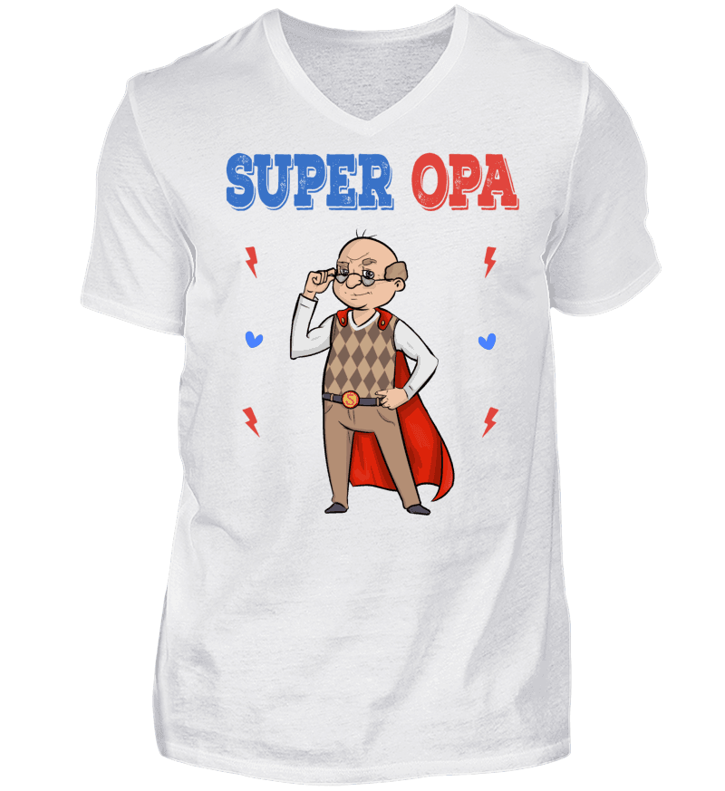 Men T-shirt with V-Neck