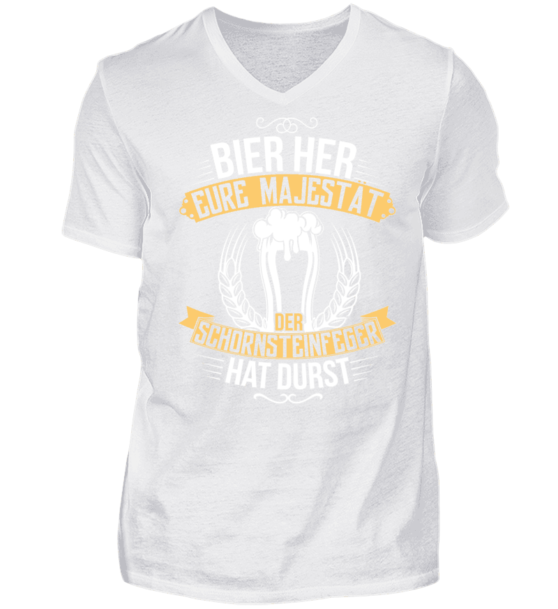 Men T-shirt with V-Neck