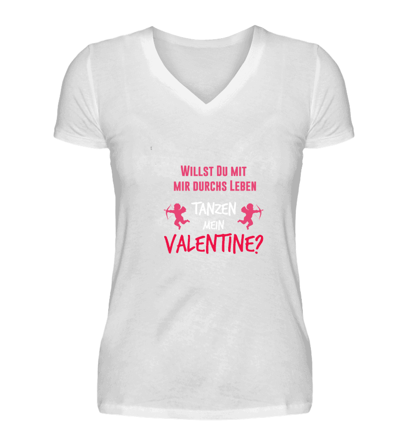 Women T-shirt with V-Neck